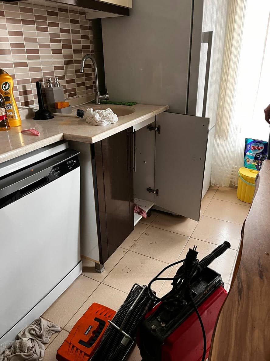 Beydağ Lavabo WC Açma çalışma aşaması 2