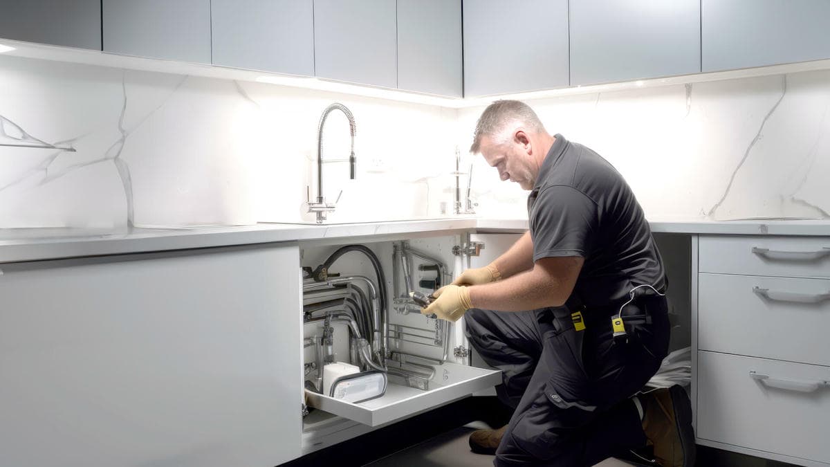 Banyo lavabosu ve dolabı montajı